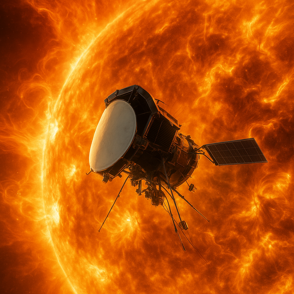NASA Spacecraft Touches Sun at 430,000 MPH on Christmas